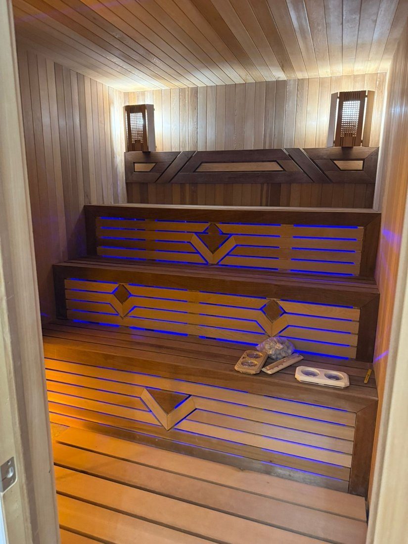 Sauna & hot tub wiring by AM Services Inc.